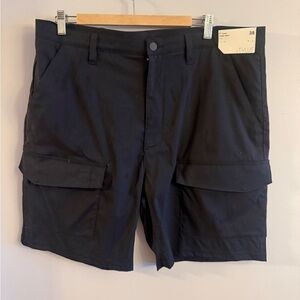 STYLUS Black Men's Cargo Shorts